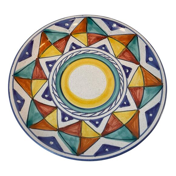 Sberna STARBUCKS Espresso Coffee Cup Saucer Demitasse Handpainted Deruta ITALY - Picture 3 of 11